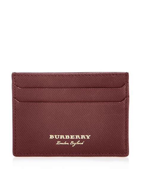 burberry trench leather sandon card case|Shop Burberry Sandon Leather Check Card Case.